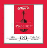 J810-1/2M-B10 Prelude Струны для скрипки размером 1/2, среднее натяжение, 10 комплектов, D'Addario