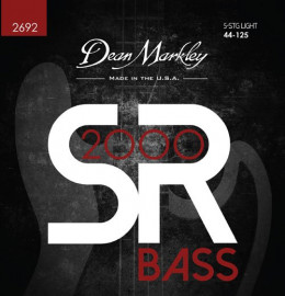 DM2692 SR2000 Комплект струн для 5-струнной бас-гитары, сталь, 44-125, Dean Markley - DM2692 SR2000 Комплект струн для 5-струнной бас-гитары, сталь, 44-125, Dean Markley