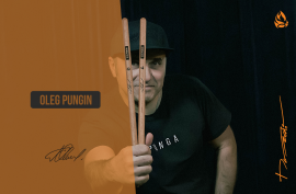 PLOP405V Oleg Pungin Барабанные палочки, дальневосточный клён, деревянный наконечник, Пылай - PLOP405V Oleg Pungin Барабанные палочки, дальневосточный клён, деревянный наконечник, Пылай