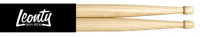 LH5A Hickory Natural 5A Барабанные палочки, орех, деревянный наконечник, Leonty