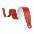 M26PD-RED-WHT Amped Leather Series Ремень для гитары, кожаный, красный/белый, Levy's - M26PD-RED-WHT Amped Leather Series Ремень для гитары, кожаный, красный/белый, Levy's