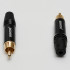 SRCM-G-B Разъем на кабель RCA male, черный хвостовик, SHNOOR - SRCM-G-B Разъем на кабель RCA male, черный хвостовик, SHNOOR