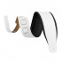 M26PD-WHT-BLK Amped Leather Series Ремень для гитары, кожаный, белый/черный, Levy's - M26PD-WHT-BLK Amped Leather Series Ремень для гитары, кожаный, белый/черный, Levy's