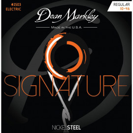 DM2503 Signature Regular Комплект струн для электрогитары, никелированные, 10-46, Dean Markley - DM2503 Signature Regular Комплект струн для электрогитары, никелированные, 10-46, Dean Markley