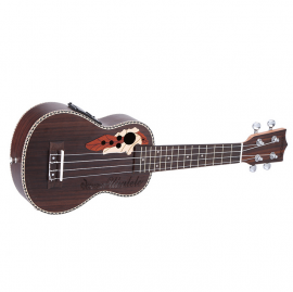 Укулеле Электроакустическая Soprano "21  (Гавайская Гитара Ukelele) Палисандр  - Укулеле Электроакустическая Soprano "21  (Гавайская Гитара Ukelele) Палисандр 