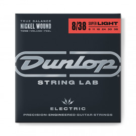 DEN0838 Комплект струн для электрогитары, никелированные, Extra light, 8-38, Dunlop - DEN0838 Комплект струн для электрогитары, никелированные, Extra light, 8-38, Dunlop