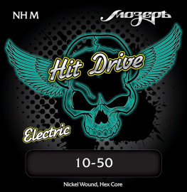 NH-M Medium Hit Drive Комплект струн для электрогитары, 10-50, Мозеръ - NH-M Medium Hit Drive Комплект струн для электрогитары, 10-50, Мозеръ