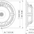 WSF102.50 Динамик 10" басовый, 500 Вт, 8 Ом, Lavoce - WSF102.50 Динамик 10" басовый, 500 Вт, 8 Ом, Lavoce