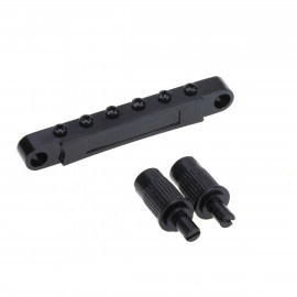 MX1277BK Бридж Tune-O-Matic для Epiphone Les Paul, черный, Musiclily - MX1277BK Бридж Tune-O-Matic для Epiphone Les Paul, черный, Musiclily