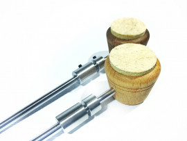 ZHD-F105 Колотушка для педали бас-барабана, фетр/дуб, Zhukov Handcrafted Drums - ZHD-F105 Колотушка для педали бас-барабана, фетр/дуб, Zhukov Handcrafted Drums