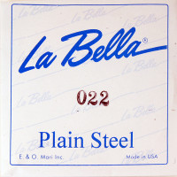 PS022 Отдельная стальная струна без оплетки, 022, La Bella