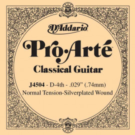 J4504 Pro-Arte Отдельная 4-ая струна для классической гитары, нейлон, норм. натяжение, D'Addario - J4504 Pro-Arte Отдельная 4-ая струна для классической гитары, нейлон, норм. натяжение, D'Addario