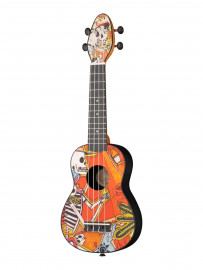 K2-EM Keiki Designer Series Укулеле сопрано, с чехлом и тюнером, Ortega - K2-EM Keiki Designer Series Укулеле сопрано, с чехлом и тюнером, Ortega