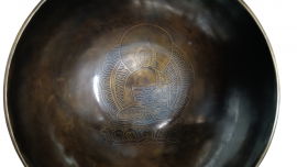 Кованая поющая чаша Buddha antique ( 22 см, нота: Фа, 199 Гц) - Кованая поющая чаша Buddha antique ( 22 см, нота: Фа, 199 Гц)
