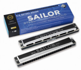 26480G Sailor Steel G Губная гармошка тремоло, Seydel Sohne - 26480G Sailor Steel G Губная гармошка тремоло, Seydel Sohne