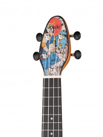 K2-SR Keiki Designer Series Укулеле сопрано, с чехлом и тюнером, Ortega - K2-SR Keiki Designer Series Укулеле сопрано, с чехлом и тюнером, Ortega