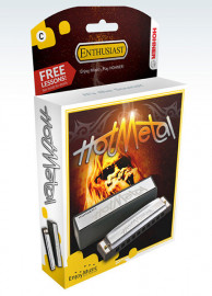 M57211x Hot Metal Bb Губная гармошка, Hohner - M57211x Hot Metal Bb Губная гармошка, Hohner