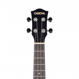 HH-2300 Mahogany Series Укулеле концертный, с чехлом, черный, Cascha - HH-2300 Mahogany Series Укулеле концертный, с чехлом, черный, Cascha