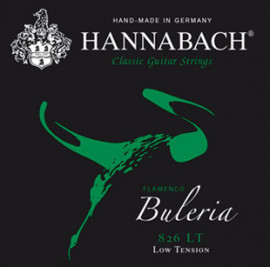 826LT Green BULERIA FLAMENCO Комплект струн для классической гитары нейлон/посеребренные Hannabach - 826LT Green BULERIA FLAMENCO Комплект струн для классической гитары нейлон/посеребренные Hannabach