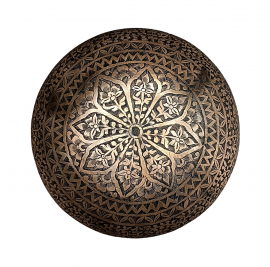 Кованая поющая чаша Engraved flowers ( 24 см, нота: Ре, 146 Гц) - Кованая поющая чаша Engraved flowers ( 24 см, нота: Ре, 146 Гц)