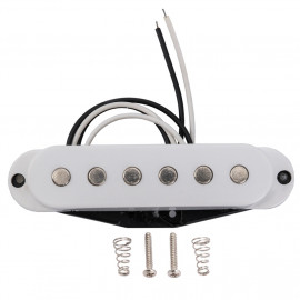 MX2295WH Звукосниматель сингл Strat, нек (neck), белый, Musiclily - MX2295WH Звукосниматель сингл Strat, нек (neck), белый, Musiclily