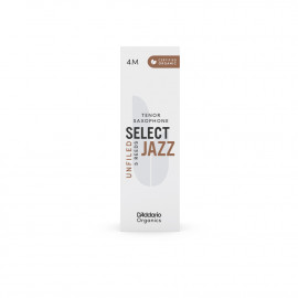 ORRS05TSX4M Organic Select Jazz Unfiled Трости для саксофона тенор, размер 4M, 5шт, D'Addario - ORRS05TSX4M Organic Select Jazz Unfiled Трости для саксофона тенор, размер 4M, 5шт, D'Addario