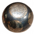 Кованая поющая чаша Back side dark flower of life ( 19 см, нота: Фа#, 185 Гц) - Кованая поющая чаша Back side dark flower of life ( 19 см, нота: Фа#, 185 Гц)