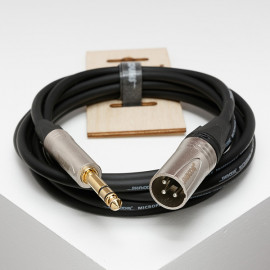 MC226-XMJS-0,5m Кабель микрофонный, XLRM-6.35мм стерео, 0.5м, SHNOOR - MC226-XMJS-0,5m Кабель микрофонный, XLRM-6.35мм стерео, 0.5м, SHNOOR