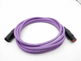 E1-XLR-M-F-0100-7 Кабель микрофонный 1м, фиолетовый, ZZcable - E1-XLR-M-F-0100-7 Кабель микрофонный 1м, фиолетовый, ZZcable