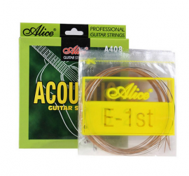 Струны для акустической гитары Alice A408 SL Acoustic Guitar Strings металлические 011-052 - Струны для акустической гитары Alice A408 SL Acoustic Guitar Strings металлические 011-052