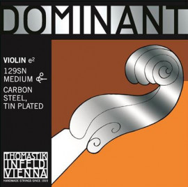 129SN Dominant Отдельная струна Е/Ми для скрипки размером 4/4, сред. натяж, съемный шарик, Thomastik - 129SN Dominant Отдельная струна Е/Ми для скрипки размером 4/4, сред. натяж, съемный шарик, Thomastik