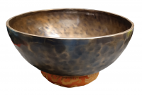 Кованая поющая чаша Plain antique ( 30 см, нота: Соль, 98 Гц)
