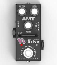 VtD-2 Vt-Drive mini Гитарная педаль перегруза, AMT Electronics - VtD-2 Vt-Drive mini Гитарная педаль перегруза, AMT Electronics