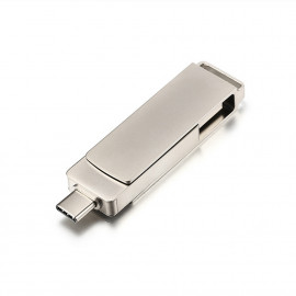 00-00030046 Флеш-накопитель MODERN 128GB USB3.0 Type-C (m) металл серый, GoPower - 00-00030046 Флеш-накопитель MODERN 128GB USB3.0 Type-C (m) металл серый, GoPower