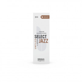 ORRS05TSX3M Organic Select Jazz Unfiled Трости для саксофона тенор, размер 3M, 5шт, D'Addario - ORRS05TSX3M Organic Select Jazz Unfiled Трости для саксофона тенор, размер 3M, 5шт, D'Addario