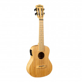 HH-2313E Bamboo Series Укулеле концертный со звукоснимателем, с чехлом, цвет натуральный, Cascha - HH-2313E Bamboo Series Укулеле концертный со звукоснимателем, с чехлом, цвет натуральный, Cascha