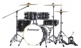 LC196-1 Accent Pro Барабанная установка, черная, 2 коробки, Ludwig - LC196-1 Accent Pro Барабанная установка, черная, 2 коробки, Ludwig