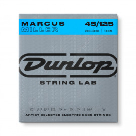 DBMMS45125 Marcus Miller Super Bright Комплект струн для 5-стр бас-гитары,нерж.сталь, 45-125, Dunlop - DBMMS45125 Marcus Miller Super Bright Комплект струн для 5-стр бас-гитары,нерж.сталь, 45-125, Dunlop