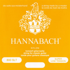 800SLT Yellow SILVER PLATED Комплект струн для классической гитары нейлон/посеребренные Hannabach - 800SLT Yellow SILVER PLATED Комплект струн для классической гитары нейлон/посеребренные Hannabach