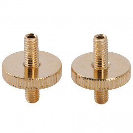 MX2210GD-2 Опоры бриджа Tune-O-Matic ABR-1, 2шт, золото, Musiclily - MX2210GD-2 Опоры бриджа Tune-O-Matic ABR-1, 2шт, золото, Musiclily