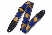 MPJG-SUN-BLU Print Series Ремень для гитары, тканый, солнце/синий, Levy's