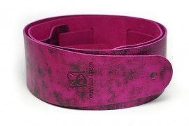 MB6061-130 Ремень для гитары, кожаный, розовый лофт, Mamba straps - MB6061-130 Ремень для гитары, кожаный, розовый лофт, Mamba straps