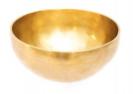  Кованая поющая чаша Plain Gold ( 13 см, нота: Соль #, 415 Гц ) -  Кованая поющая чаша Plain Gold ( 13 см, нота: Соль #, 415 Гц )