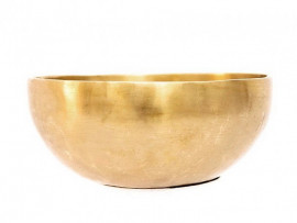  Кованая поющая чаша Plain Gold ( 13 см, нота: Соль #, 415 Гц ) -  Кованая поющая чаша Plain Gold ( 13 см, нота: Соль #, 415 Гц )