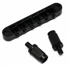 BM-01-BK Бридж Tune-O-Matic, черный, Metallor - BM-01-BK Бридж Tune-O-Matic, черный, Metallor