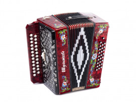 SZ32XYL-A-RED Гармонь "Шуйская" 25х25-III-2, красная, Шуйская гармонь - SZ32XYL-A-RED Гармонь "Шуйская" 25х25-III-2, красная, Шуйская гармонь