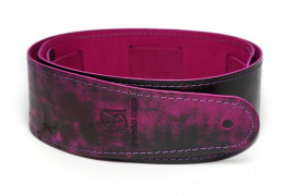 MB6061-130-3 Ремень для гитары, кожаный, розовый лофт, Mamba straps - MB6061-130-3 Ремень для гитары, кожаный, розовый лофт, Mamba straps