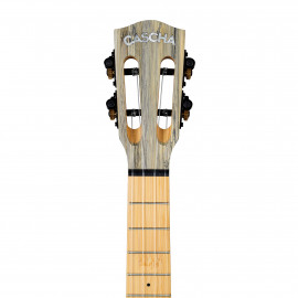 HH-2315E Bamboo Series Укулеле сопрано со звукоснимателем, с чехлом, графит, Cascha - HH-2315E Bamboo Series Укулеле сопрано со звукоснимателем, с чехлом, графит, Cascha
