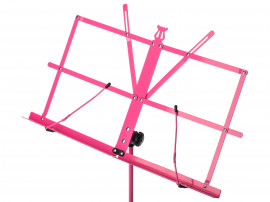 FLT-MS1pink Пюпитр, розовый, складной, с чехлом, Fleet - FLT-MS1pink Пюпитр, розовый, складной, с чехлом, Fleet