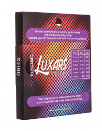 LX-E09 Комплект струн для электрогитары, никель, 9-42, с покрытием, Luxars - LX-E09 Комплект струн для электрогитары, никель, 9-42, с покрытием, Luxars